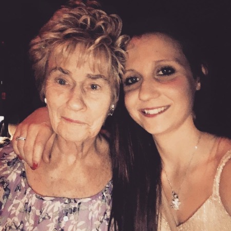 Natalie Hanby and her Nanny.